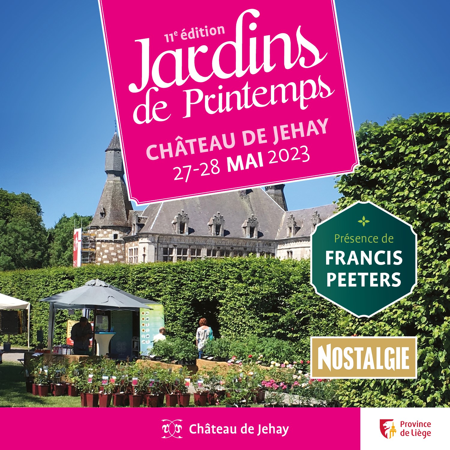 fëte du Printemps Jardins du Château de Jehay 2023