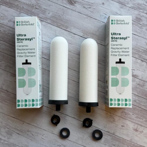 pack de 2 cartouches ultrasterasyl doulton british berkefeld filtre eau gravité cartouches blanches charbon actif céramique ultra sterasyl
