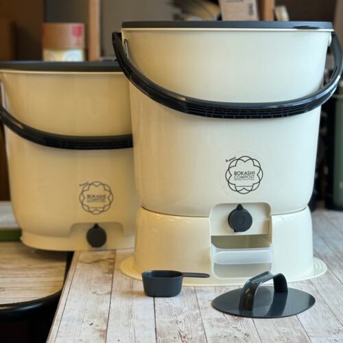 seau bokashi composteur Essential Crème cream Starter Kit
