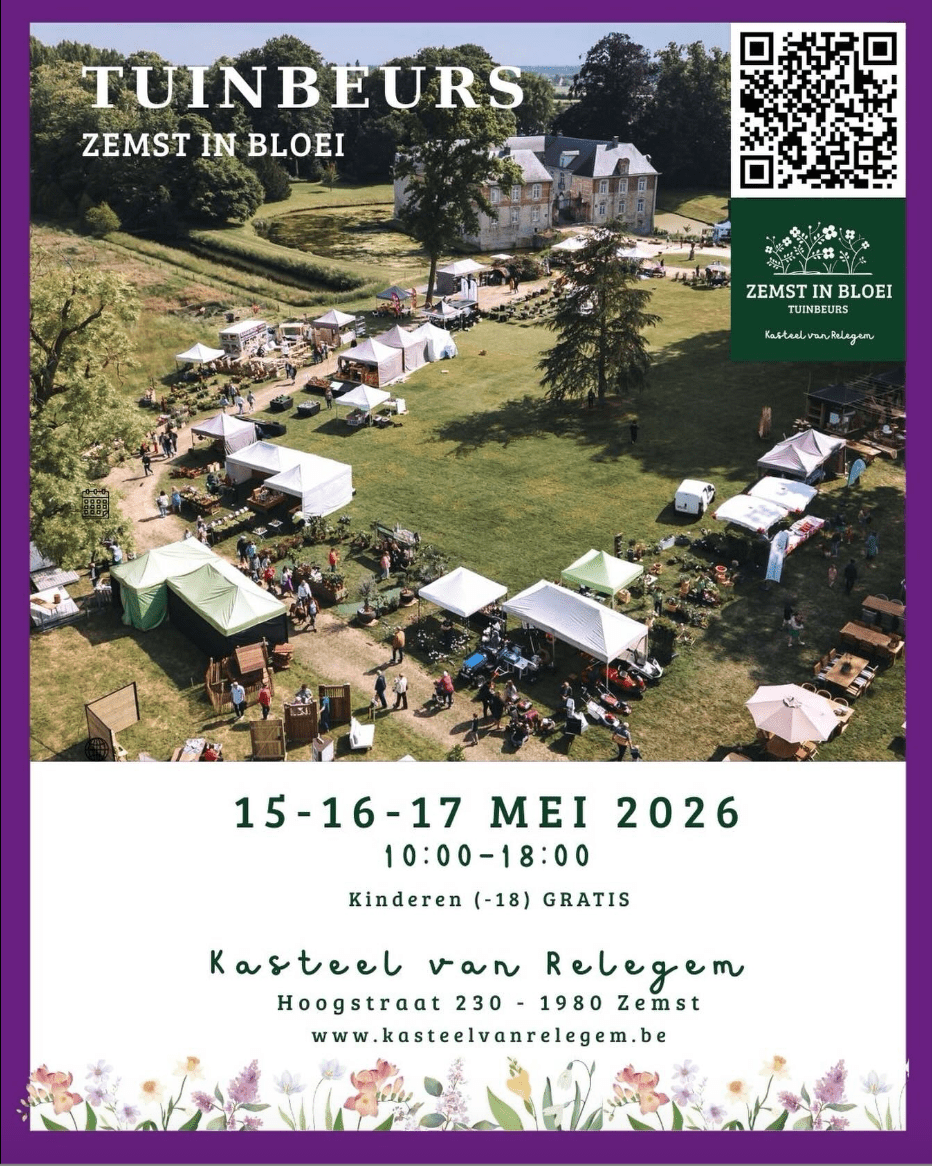 Affiche Zemst in Bloei Relegem Zemst mai 2026